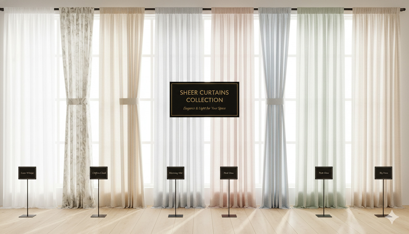 Sheer gordijnen collectie